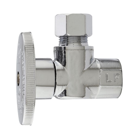 Plumb Pak Plumb Pak 3/8 in. FIP in. X 3/8 in. Compression Brass Angle Valve PP20050LF